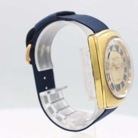 Vintage Lucien Picard Tuxedo Dial Men's Automatic Wristwatch 908 Swiss - Picture 2 of 5